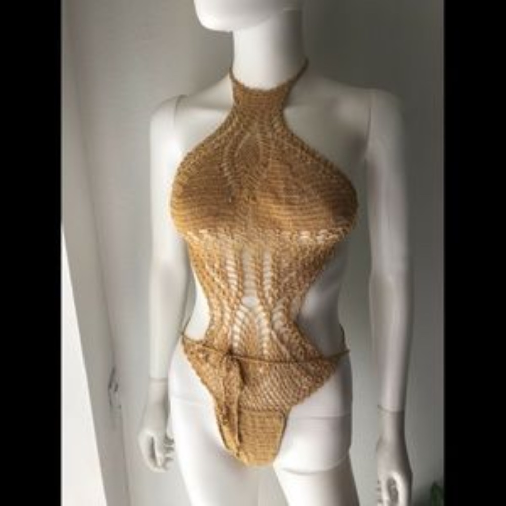 Musotica Women Sexy Monobikini Crochet One Piece S - Picture 2 of 11